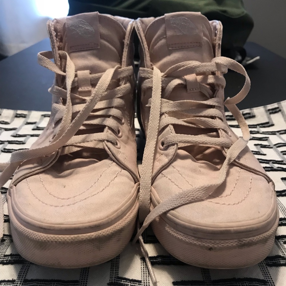 Van’s Washed Out Pink High Tops